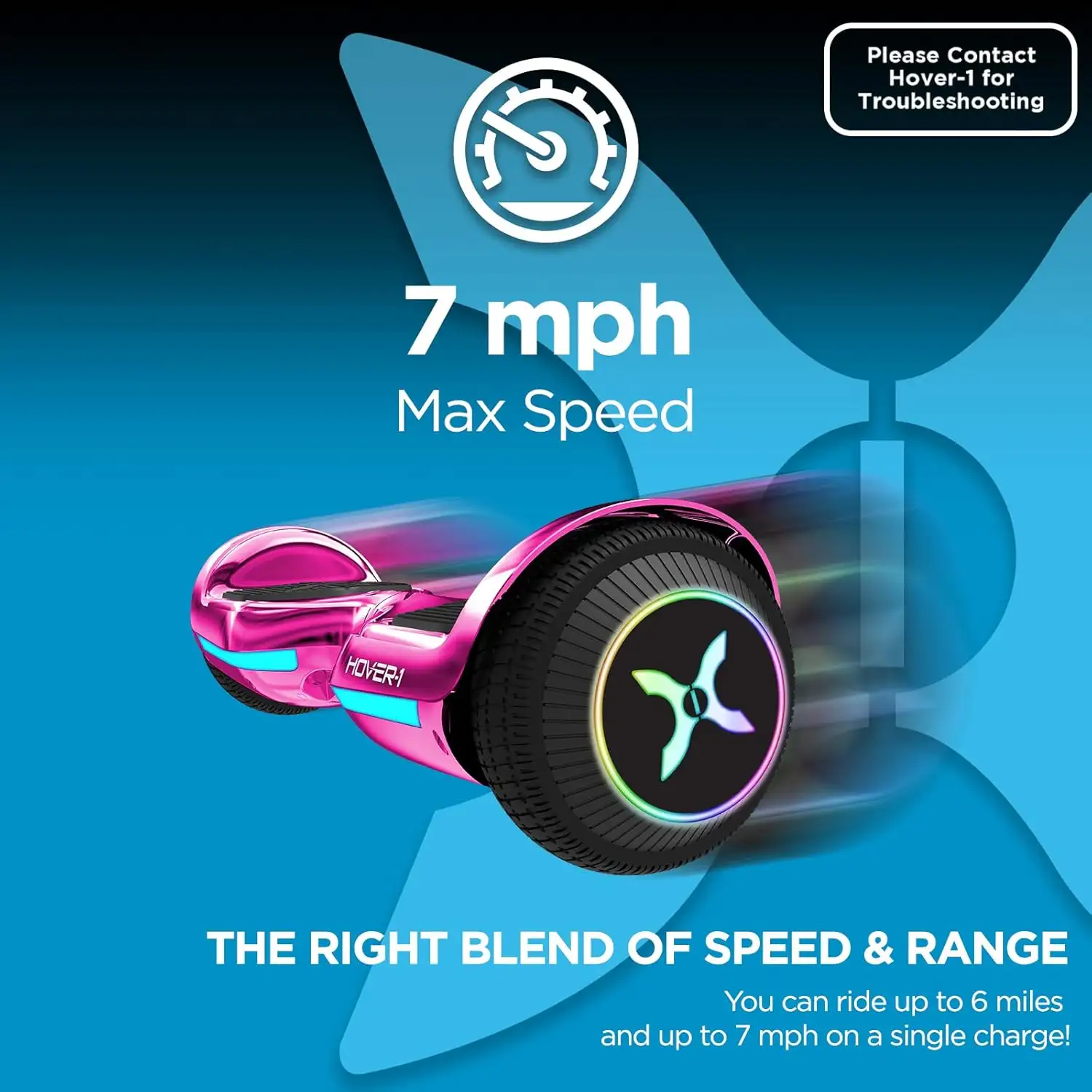 Hover-1 All-Star Hoverboard 7MPH Top Speed, 7MI Range, Dual 200W Motor - 71fbjes ral._ac_sl1500_